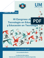 013 - XI Congreso de Tecnología en Educación y Educación en Tecnología