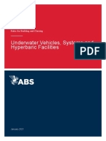 ABS Underwater Vehicles, Systems 2021