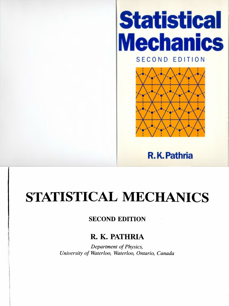 Statistical Mechanics 2ed - R.K. Pathria | PDF