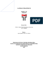 Laporan Praktikum Algoritma Pemrograman ITTP Modul 7