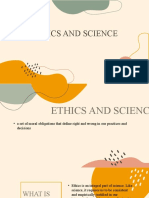Ethics and Science