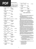 Nmat Verbal Ability Simulations (Mock 2) Section 1. Analogies DIRECTIONS: Each Item Below Consists of A Series of