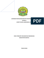 Laporan Pemerintahan Desa Trimurti 2017