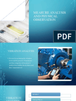 Vibration Analysis and Physical Observation