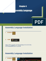 Chapter 4 - Assembly Language