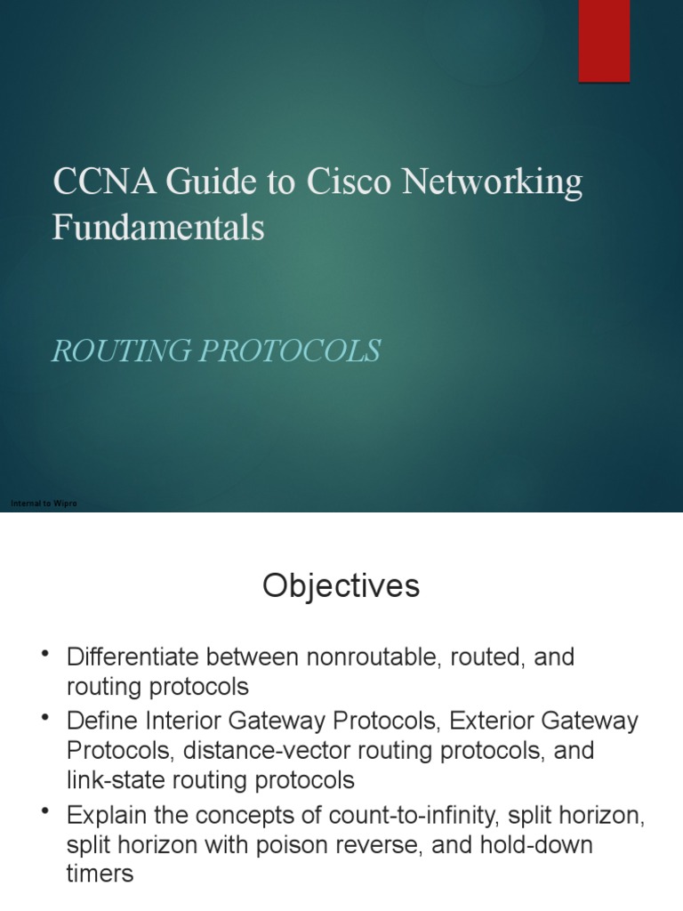 CCNA Guide To Cisco Networking Fundamentals: Routing Protocols | PDF ...