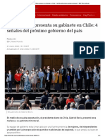 Gabriel Boric Presenta Su Gabinete en Chile - 4 Señales Del Próximo Gobierno Del País - BBC News Mundo