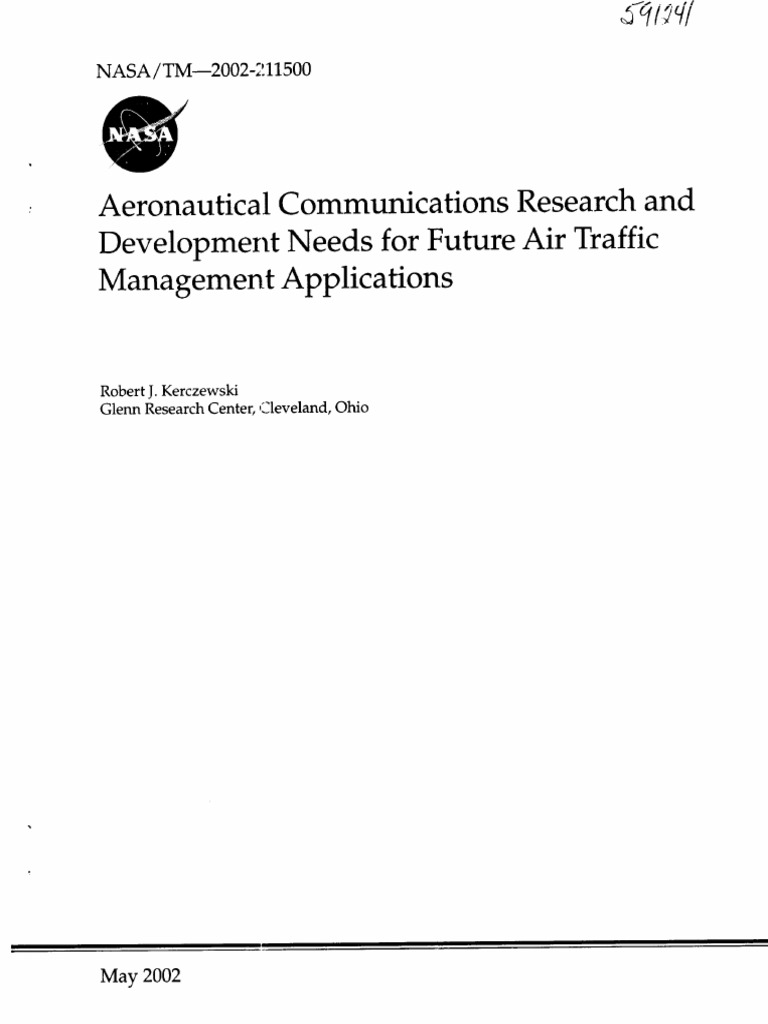 Future Communications for Air Traffic Management | PDF | Air Traffic ...