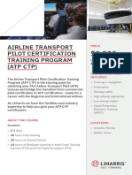 Airline Transport Pilot Certification Training Program (Atp CTP)