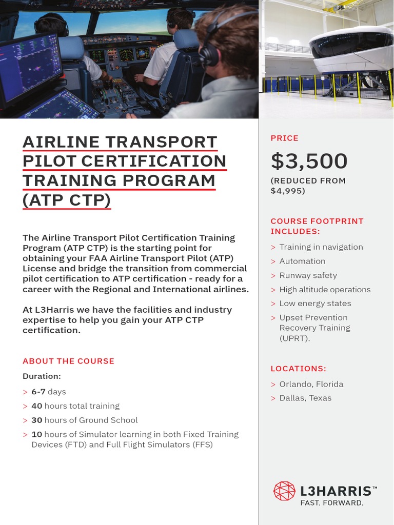 ATP CTP Training Program Overview | PDF | Airport | Airlines