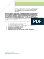 5.11 Progress Reporting: E-Handbook On Project Implementation