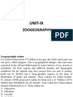 UNIT IX (Zoogeography)