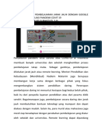 Penerapan Pembelajaran Jarak Jauh Dengan Google Classroom Di Situasi Pandemi Covit 19