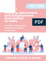 Poverty Alleviation and Employment Generation in India: Free E-Book