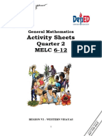 Activity Sheets: Quarter 2 MELC 6-12