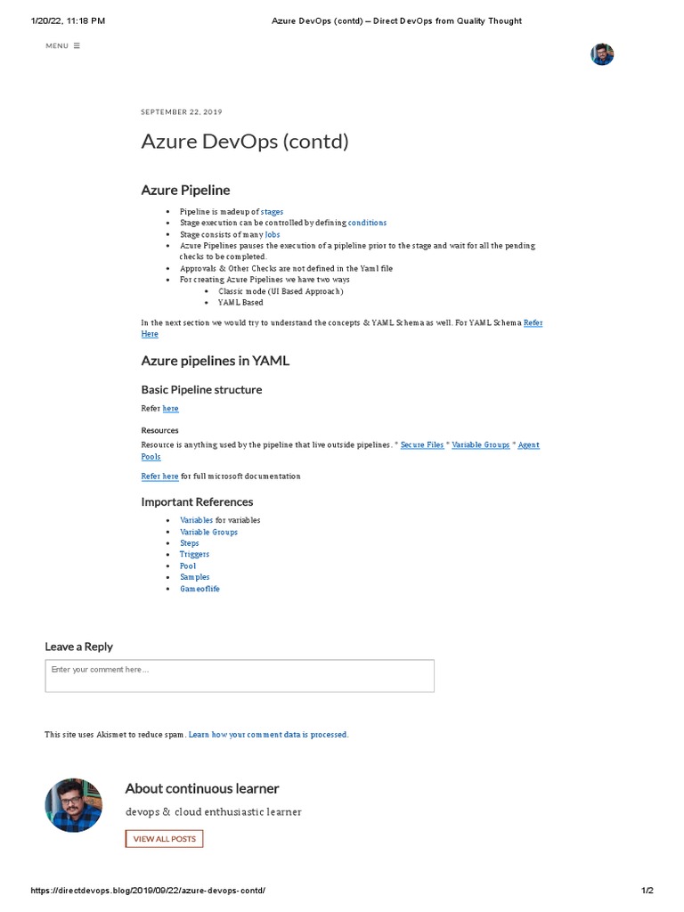 Azure DevOps Pipeline Overview | PDF | Computer Science | Computer ...