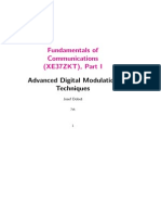 Fundamentals of Communications (XE37ZKT), Part I: Advanced Digital Modulation Techniques