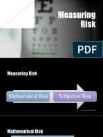 Measuring Risk: Compiled and Edited by Dr. Dipti Saraf