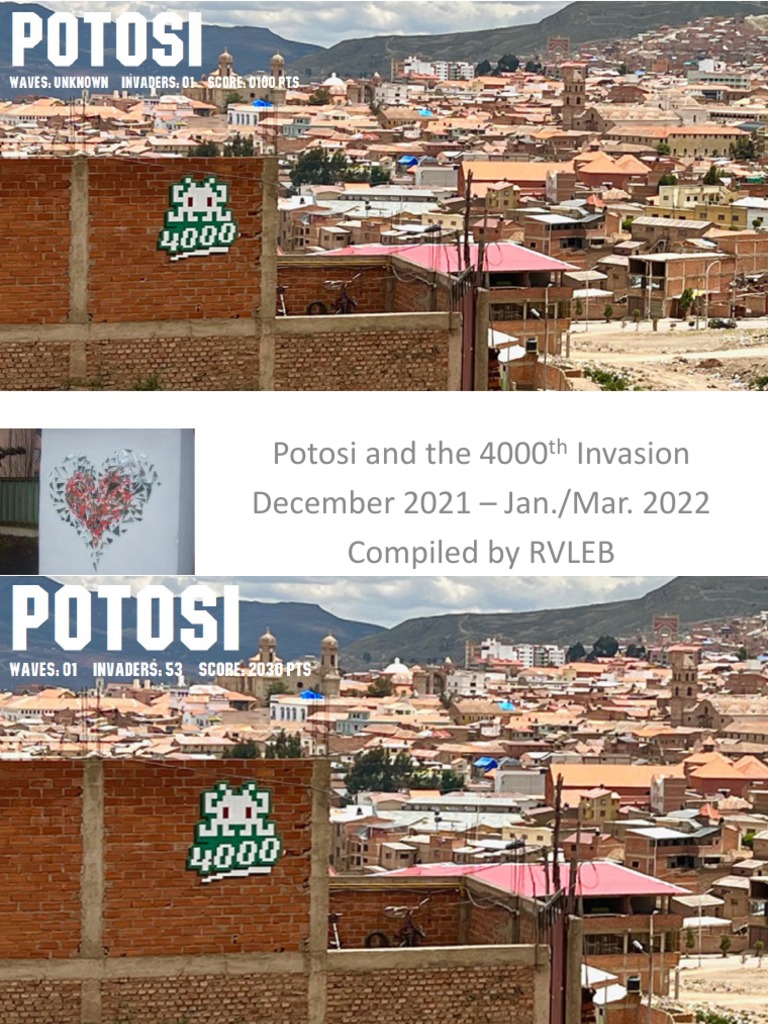 Invader / Invasion Map of Potosi, 2022 コレクション Invader