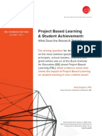 PBL Evidence Matters - What Does PBL Tell Us?