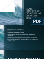 Basic Concept of Disaster and Disaster Risk DRRR g11