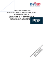 Quarter 3 - Module 4: Books of Accounts