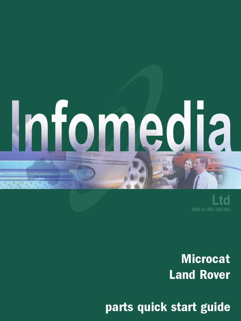 Microcat Land Rover Parts Quick Start Guide | PDF | Software | Computing