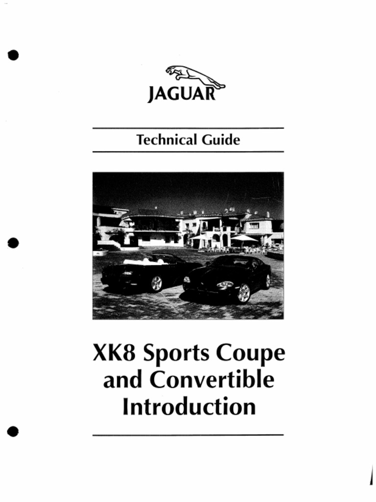 2001 JAGUAR XK8 OWNERS MANUAL PDF visual data 2
