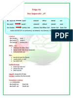 46 Der Imperativ صيغة الامر