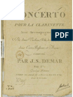 [Intlmusarchives] Demar Sebastien - Clarinet Concerto in E-flat Major