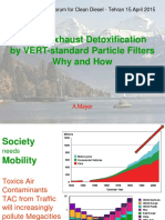 Diesel Exhaust Detoxification by VERT-standard Particle Filters Why and How