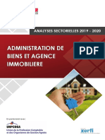 Administration de Biens - Analyse Sectorielle - 2019 - 12