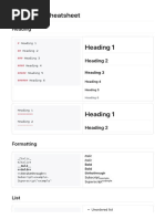 Jupyter Notebook Markdown Cheat Sheet | PDF | Written Communication ...