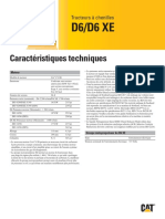 D6/D6 XE: Caractéristiques Techniques