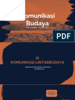 Komunikasi Lintas Budaya