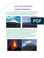 Volcanes Activos de Ecuador