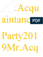 Ms - Acqu Aintance