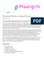 Steamed Flower-Shaped Kkotppang Buns