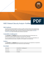 Nse 5 Network Security Analyst-Fortimanager: Exam Description