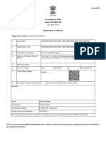 GST Certificate New One