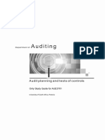 A Di I: Audit Planning and Tests of Controls