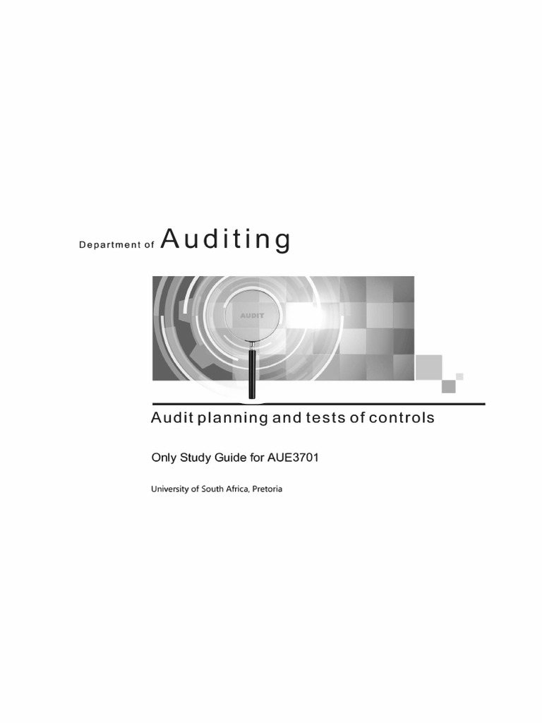 A Di I: Audit Planning and Tests of Controls | PDF | Internal Control ...