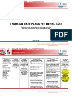 5 Nursing Care Plans For Renal Case: College of Nursing and Midwifery