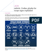 Star Sign Symbols: Zodiac Glyphs For All 13 Horoscope Signs Explained