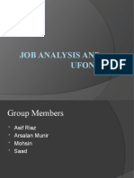 Job Analysis and Ufone