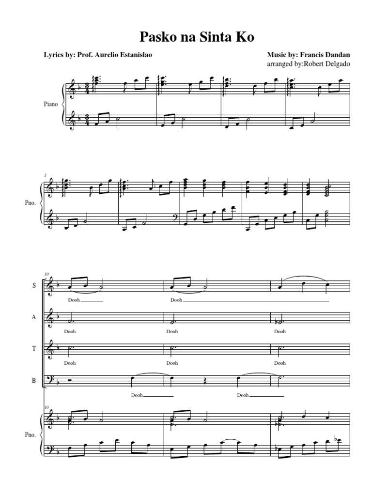 Pasko Na Sinta Ko | PDF