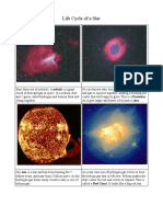 Life Cycle of A Star Main Sequence