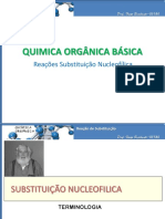 Reações de Substituição Nucleofílica