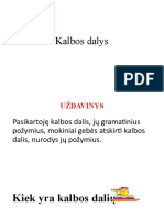 Kalbos Dalys