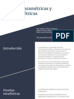 Pruebas Paramétricas y No Paramétricas